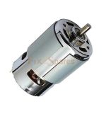 Adjustable DC motor for small saw